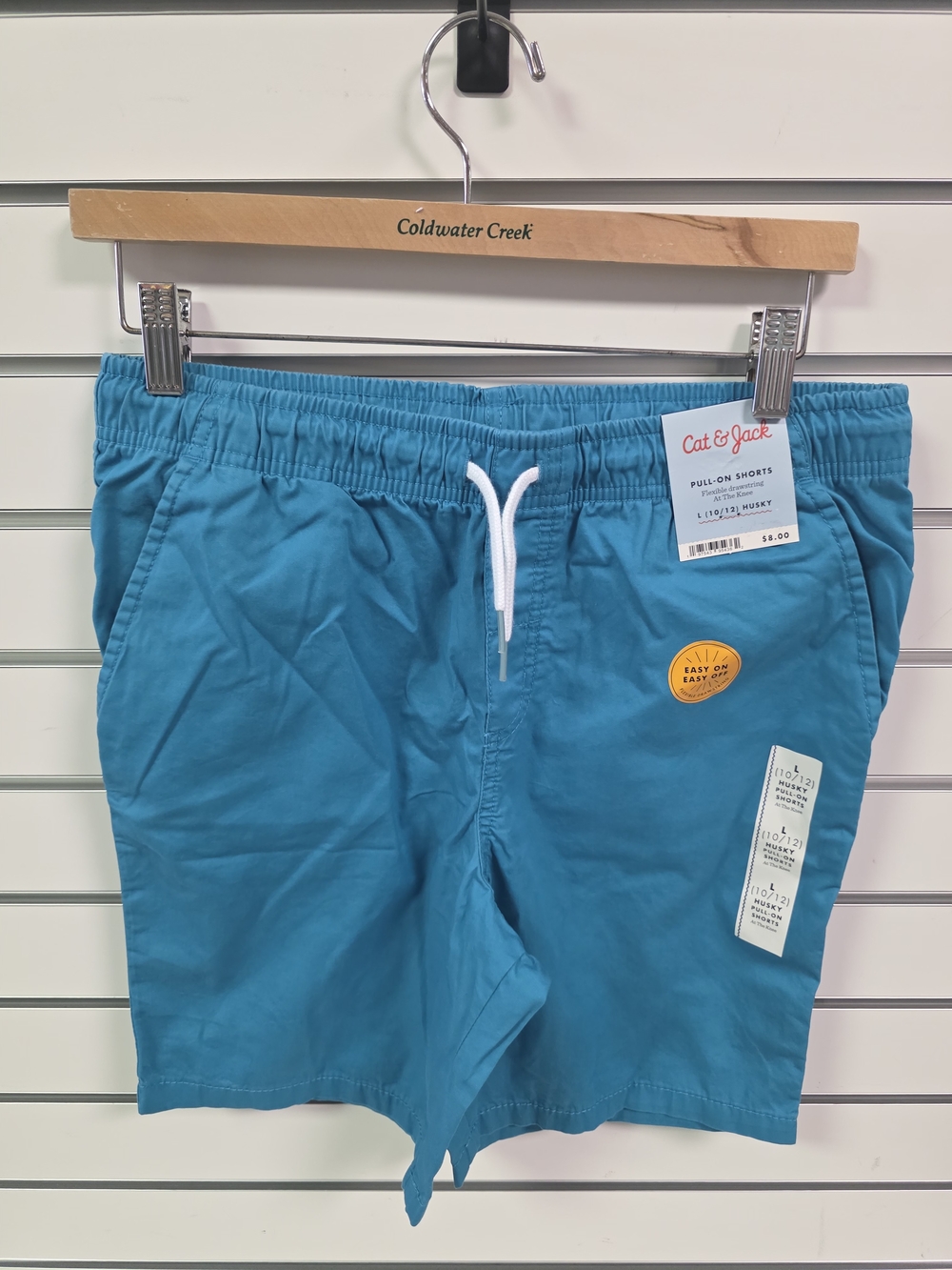 Cat & Jack Teal Boy's Pull-On Swim Shorts